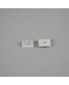 TAPA C/ AGUJ  PERFIL SUELO  2000*21,3*26mm